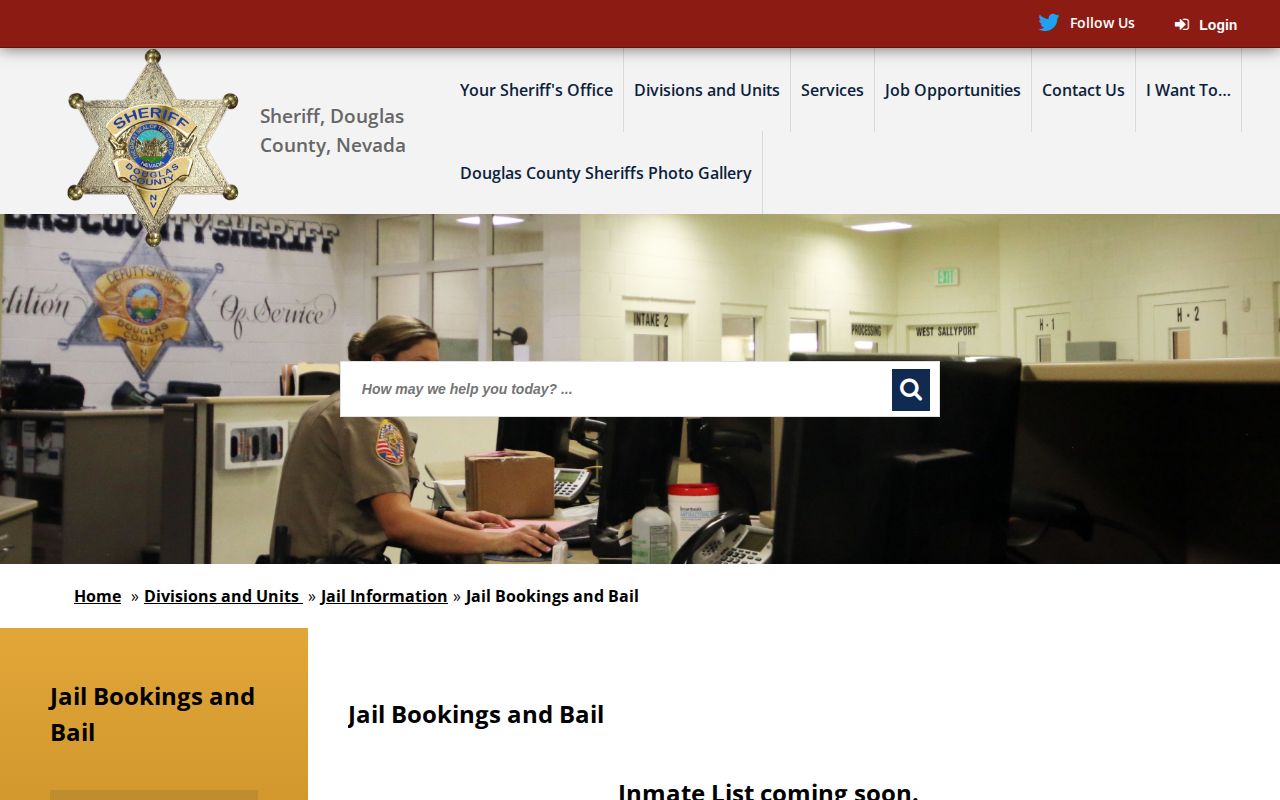 Douglas County Jail bookings and bail information